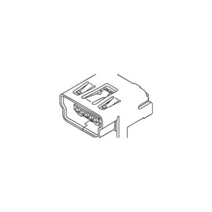 Molex 54819-0519 Mini USB, B-Receptacle, Right-Angle, Through Hole ...