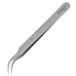Excelta Corporation 2AB-SA-SE Tweezers - 1 Star Curved Tapered