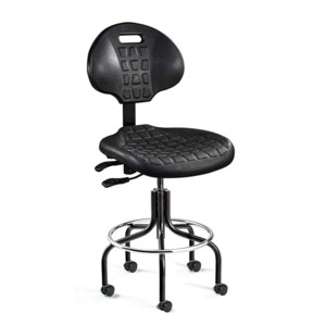 TestEquity: Bevco 7601-BLK Polyurethane Chair, Tubular Steel