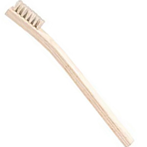 Gordon Brush 3 x 7 Row 0.006 Brass Bristle and Plywood Handle