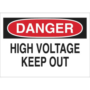 Warning Posters, Stickers & Signs