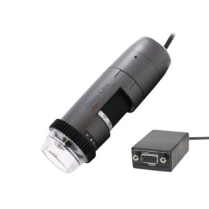 Dino-Lite AM5216ZT Digital Microscope,VGA, 720p, 20-220x Opt Mag, Polar  Light, Edge Series