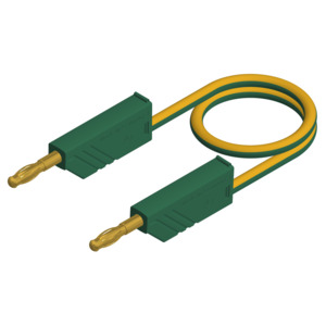 SKS Hirschmann Test & Measurement MLN 25/2,5 gelb/gruen, yellow/green Au