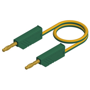 SKS Hirschmann Test & Measurement MLN 50/2,5 gelb/gruen, yellow/green Au