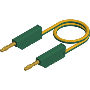 SKS Hirschmann Test & Measurement MLN 200/2,5 gelb/gruen, yellow/green Au