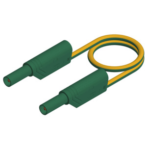 SKS Hirschmann Test & Measurement MLS WS 100/1 gelb/gruen, yellow/green