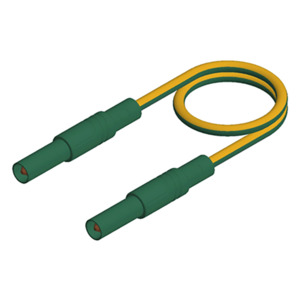 SKS Hirschmann Test & Measurement MLS SIL GG 25/1 gelb/gruen, yellow/green