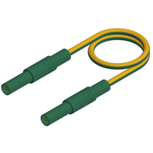 SKS Hirschmann Test & Measurement MLS SIL GG 50/1 gelb/grun yellow/green