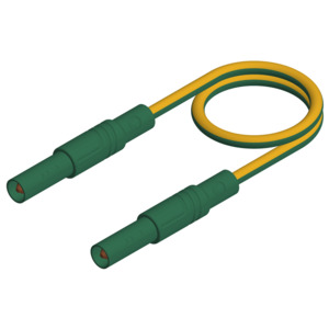 SKS Hirschmann Test & Measurement MLS SIL GG 100/1 gelb/grun Yellow/green