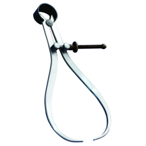 thumbnail interactive-video image 1 of Mitutoyo Drill Point Gage - 59 Degree Angle, 6-Inch Steel Tool With Adjustable Hook 1 of 6