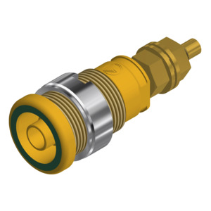 SKS Hirschmann Test & Measurement SEB 2600 G M4 gelb/gruen, yellow/green