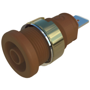 SKS Hirschmann Test & Measurement SEB 2610 F4,8 braun / brown