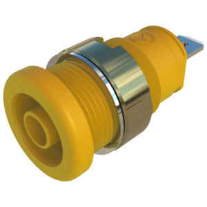 SKS Hirschmann Test & Measurement SEB 2610 F4,8 Ni gelb / yellow