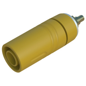 SKS Hirschmann Test & Measurement SAB 2640 LK Au, gelb / yellow