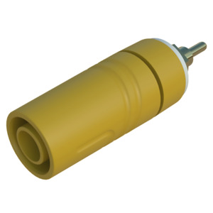 SKS Hirschmann Test & Measurement SAB 2630 S1,9 Au, gelb / yellow