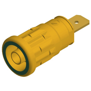 SKS Hirschmann Test & Measurement SEP 2620 F6,3 gelb/gruen, yellow/green