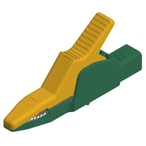 SKS Hirschmann Test & Measurement AK 2 B 2540 I gelb/gruen, yellow/green