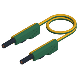 SKS Hirschmann Test & Measurement MLB 50/1 V gelb/gruen, yellow/green