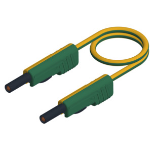 SKS Hirschmann Test & Measurement MLB 100/1 V gelb/gruen, yellow/green