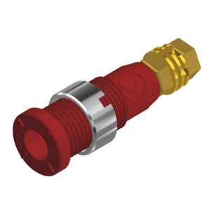 SKS Hirschmann Test & Measurement MSEB 2600 G M3 Au rot / red