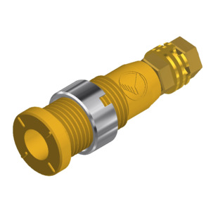 SKS Hirschmann Test & Measurement MSEB 2600 G M3 Au gelb / yellow