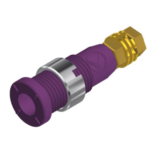 SKS Hirschmann Test & Measurement MSEB 2600 G M3 Au violett / violet