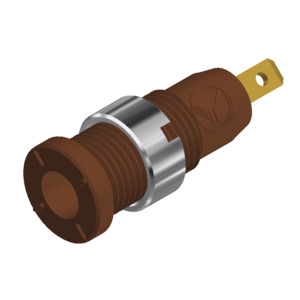 SKS Hirschmann Test & Measurement MSEB 2610 F 2,8 Au braun / brown