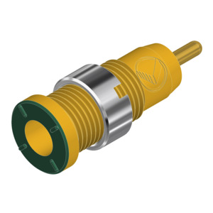 SKS Hirschmann Test & Measurement MSEB 2630 S 1,9 Au gelb/gruen, yellow/green