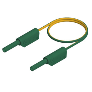 SKS Hirschmann Test & Measurement MVL S WS 100/1 Au gelb/gruen, yellow/green