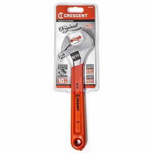 Crescent AC210CVS Adjustable Wrench with Cushion Grip, 10in Over-All ...