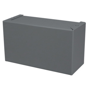 Bud Industries CU-2106-B Minibox, Metal, Small, Gray, 5.3x3x2.1 In ...