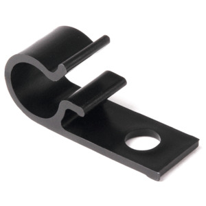 HellermannTyton D15L4 Cable Clip, Screw Mount, 0.59