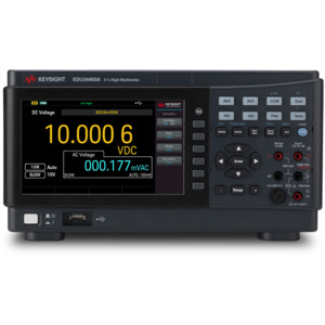 Keysight EDU34450A Dual-Display Digital Multimeter, 5.5 Digit, True RMS, 1  kV, 3 A, EDU34450 Series