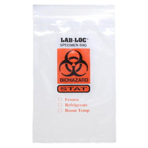 Elkay Plastics LAB20609 Reclosable 3-Wall Specimen Transfer Bag ...