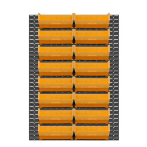 Louvered Wall Panels & Bin Rails
