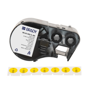 Brady M4-83-499-YL-BK