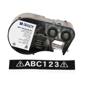 Brady M4C-750-595-BK-WT