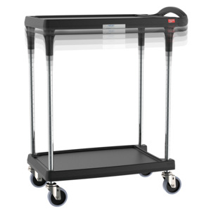 Metro myCart Plus Series 2-Shelf and 3-Shelf Height-Adjustable Utility Carts