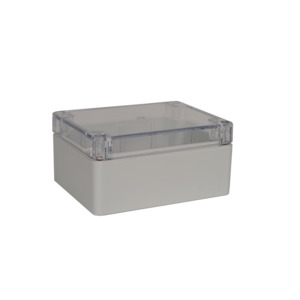 Bud Industries PN-1323-C IP65 NEMA 4X Box, Clear Cover, 4.5x3.5x2.2 in ...