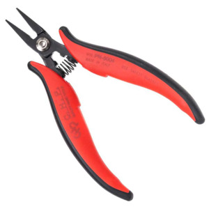 Hakko CHP PN-5004 Short-Nose Pliers - Heavy Duty Flat Nose, 19mm Jaw, 5mm Tip For Electronics