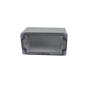 Bud Industries PTS-25302-C Box, PC/Fiberglass, Clear Cover