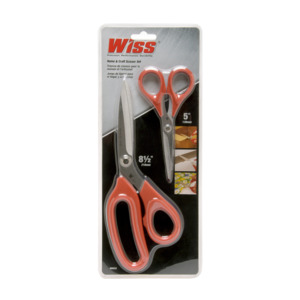 Wiss WHCS2 Scissors for Crafting and Sewing, Industrial, 2-Pack Set