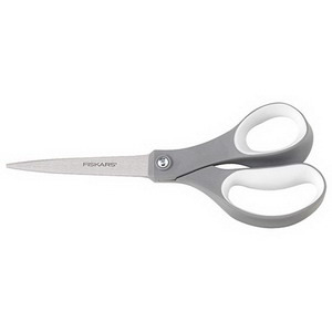 FISKARS, Ambidextrous, 5 in Overall Lg, Scissors - 39DT71