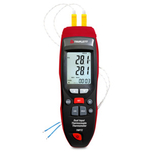 TestEquity: Triplett TMP72 Thermocouple Thermometer, Dual Input, TMP70 ...