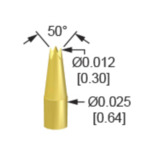 TestEquity: QA Technology 075-PRP2554Y Probe, 250 Stroke, Crown Tip ...