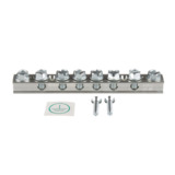 Panduit UGB2/0-414-6 Universal Ground Bar, Copper/Tin Plated