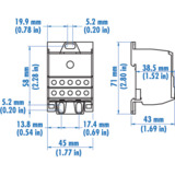 Altech Powerblock TestEquity: Altech 38076 Terminal Block, One Phase Power Distribution ...