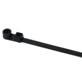 HellermannTyton 113-03010 1-Piece Cable Tie/Screw Mount, 6.3