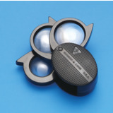 Bausch & Lomb 812354 Folding Pocket Magnifier, Single-Lens Model, Glass,  Plastic Case, 16D, 4X