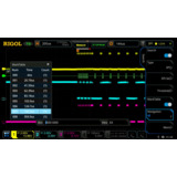 RIGOL Oscilloscopio,DHO914 Oscilloscopio Digitale Portatile,Larghezza di banda 125MHz,4 canali analogici,16 canali digitali,Risoluzione verticale 12 bit